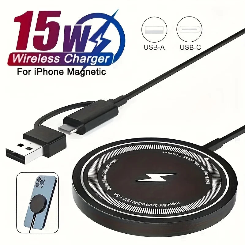 Draadloze oplader USB-A/USB-C met magsafe