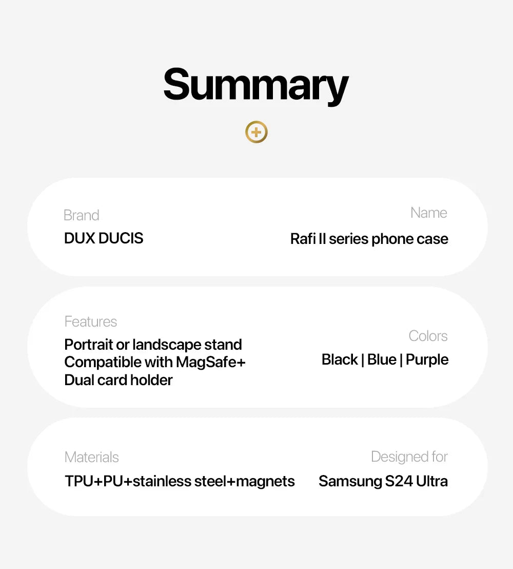 Magnethülle für das Samsung Galaxy S24 mit Ständer/Geldbörse