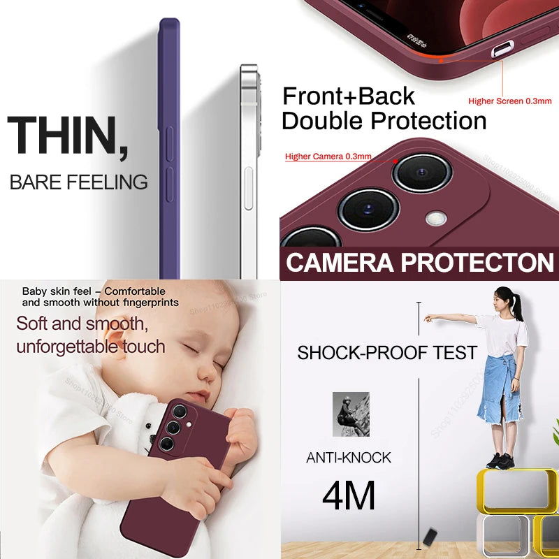 Weiche Silikonhülle für Samsung