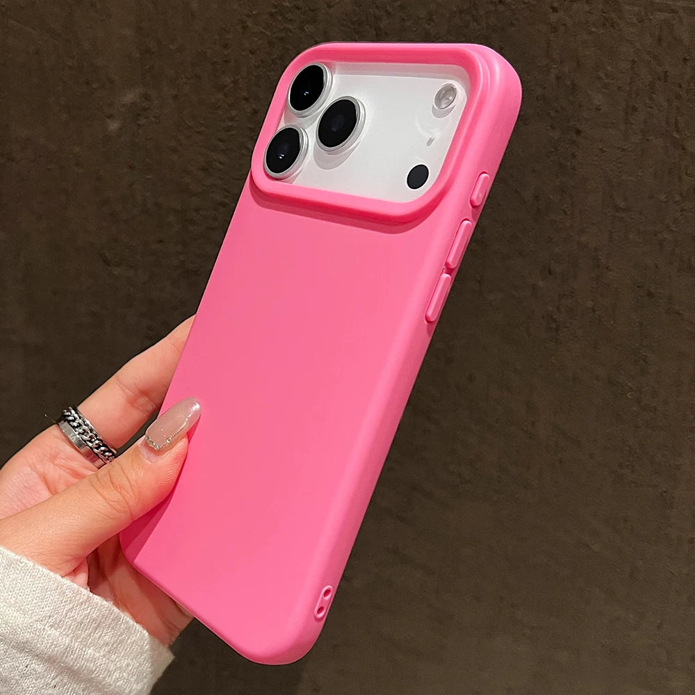 Candy kleur silicone case voor iPhone