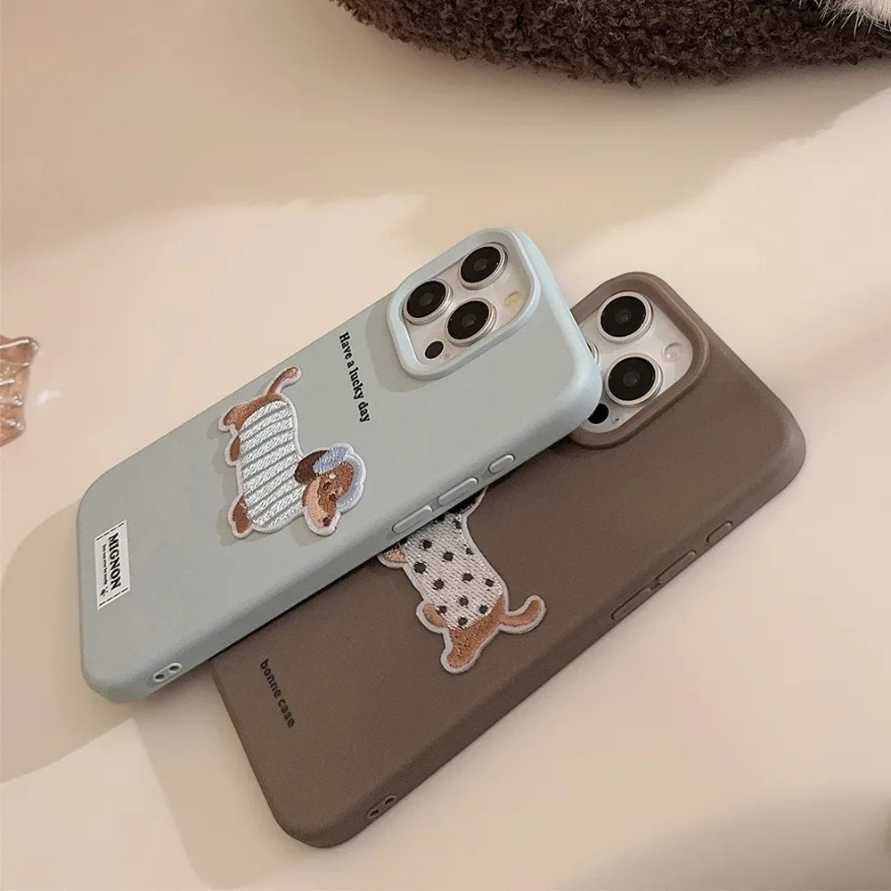 Handyhülle mit Cartoon-Hund für das iPhone