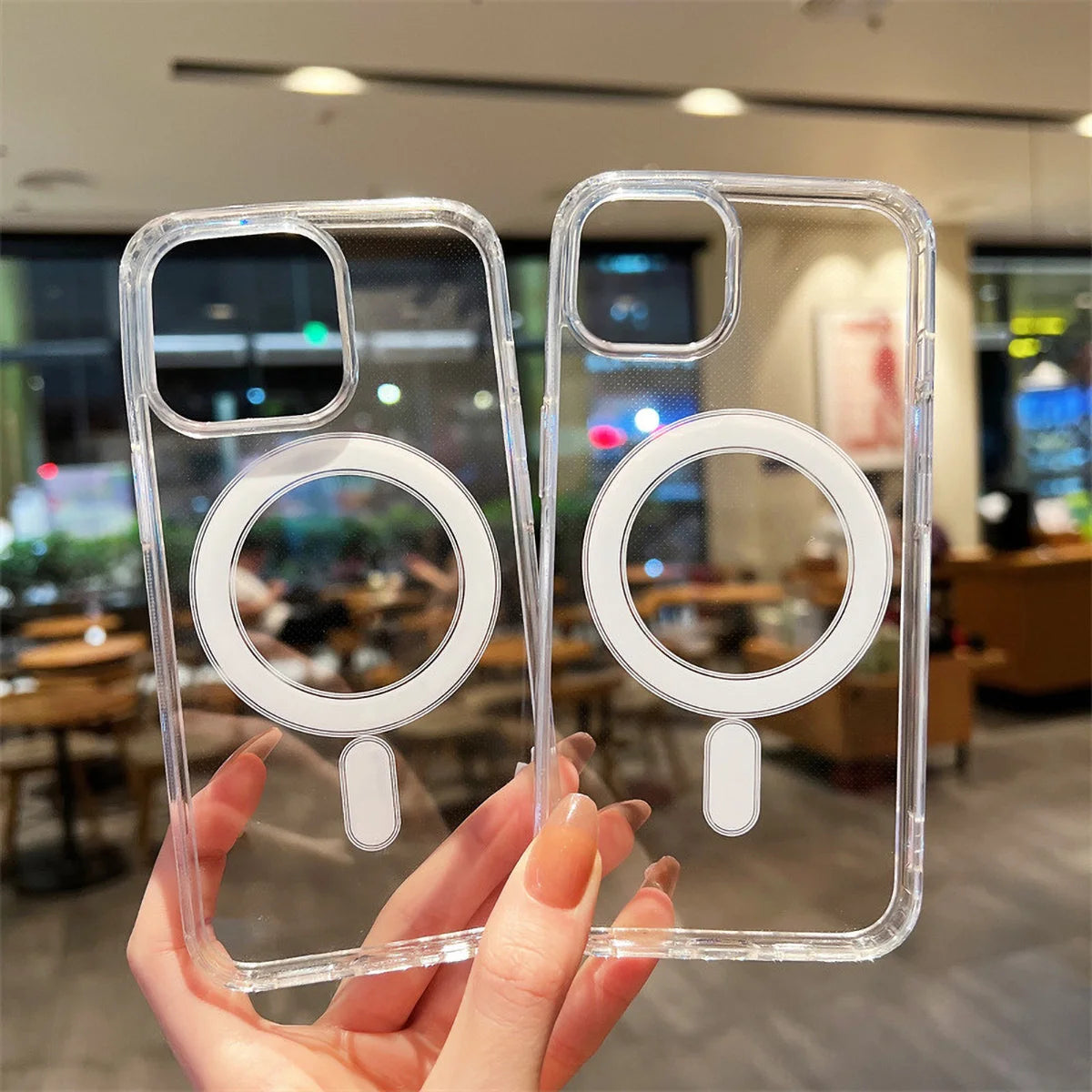 Transparent Magsafe Case voor iPhone
