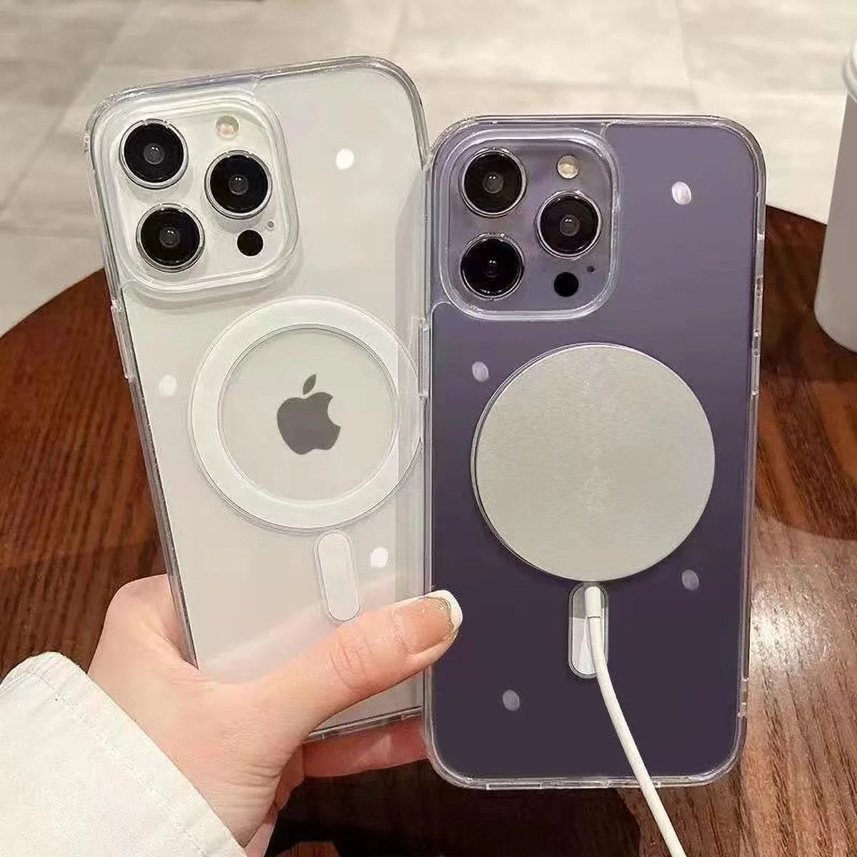 Transparent Magsafe Case voor iPhone
