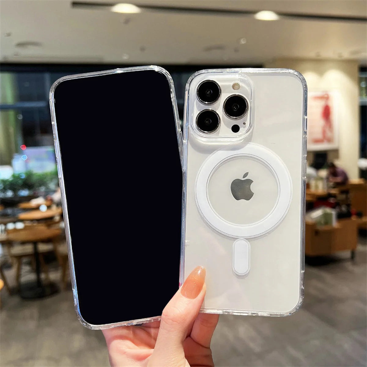 Transparent Magsafe Case voor iPhone