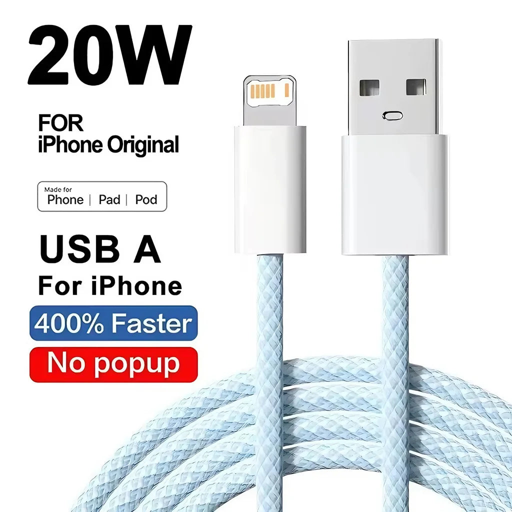 Lightning naar USB-A charger 20w