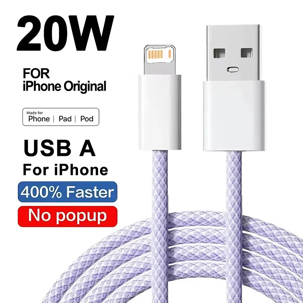 Lightning naar USB-A charger 20w