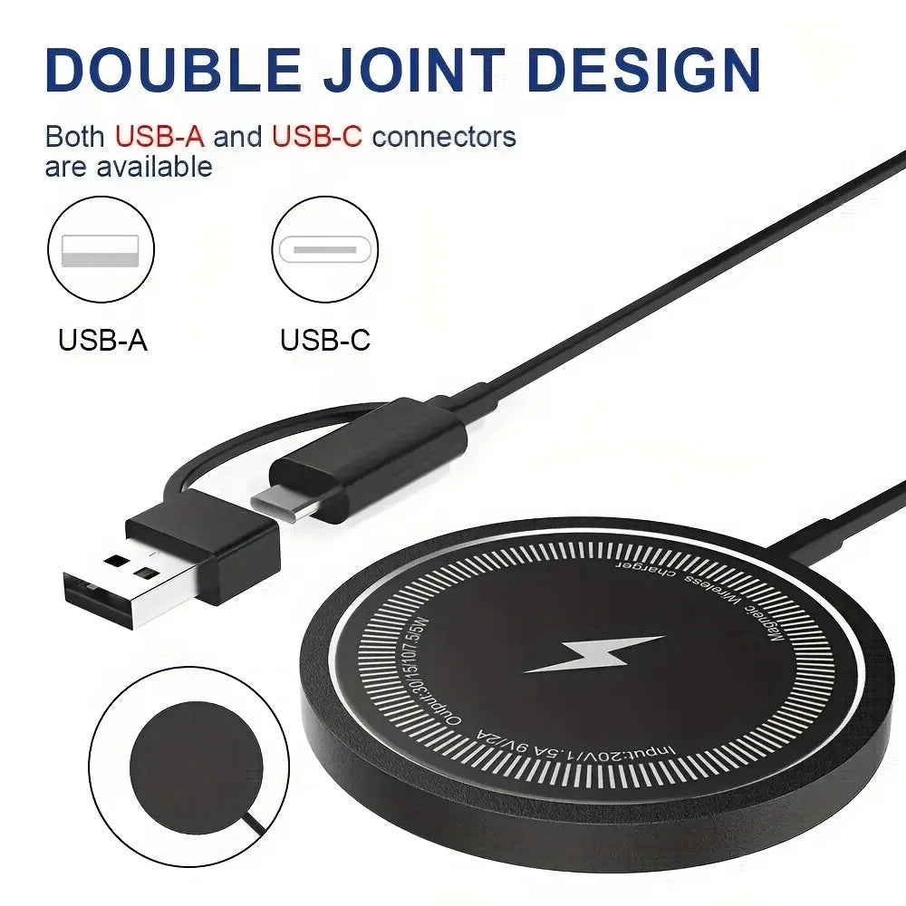 Kabelloses Ladegerät mit USB-A/USB-C und MagSafe