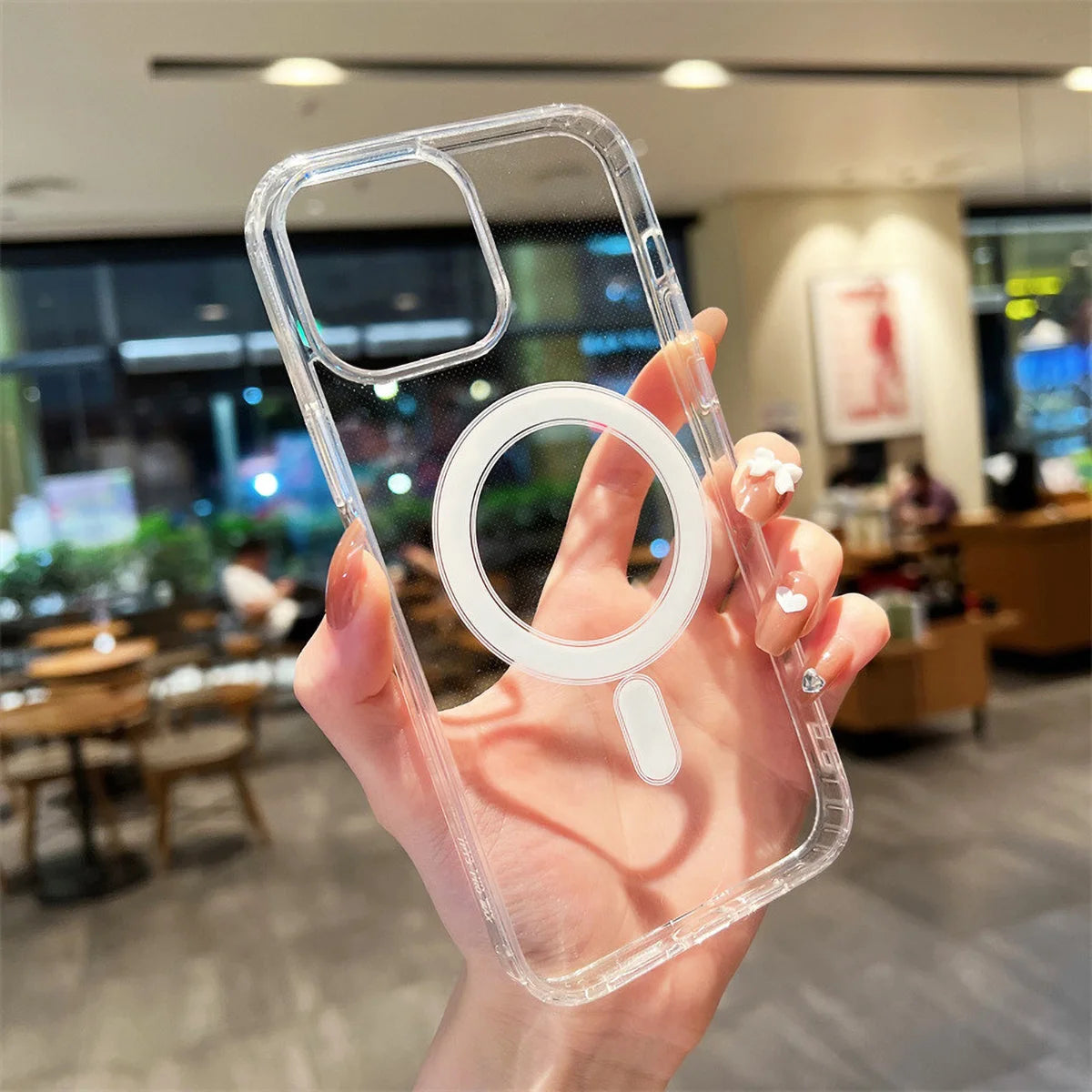 Transparent Magsafe Case voor iPhone