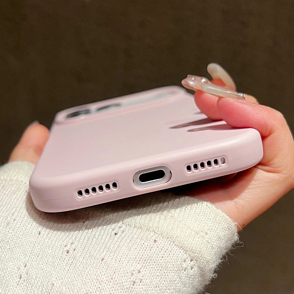 Candy kleur silicone case voor iPhone