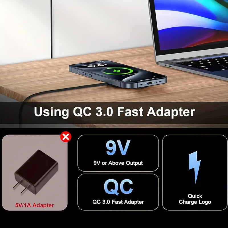 Kabelloses Ladegerät mit USB-A/USB-C und MagSafe