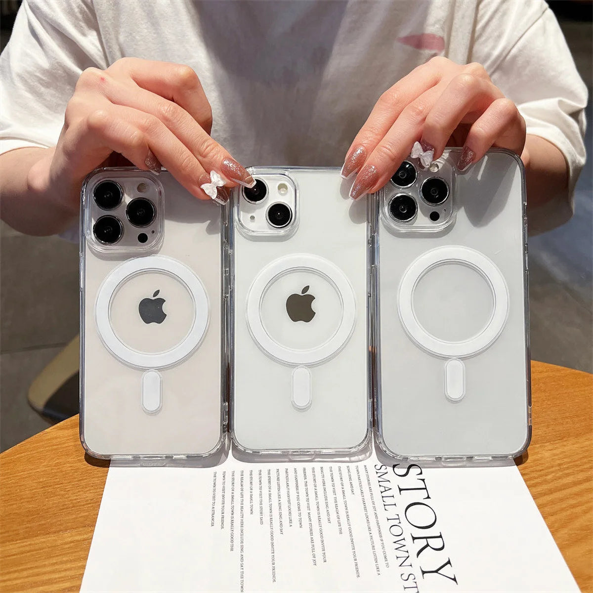 Transparent Magsafe Case voor iPhone