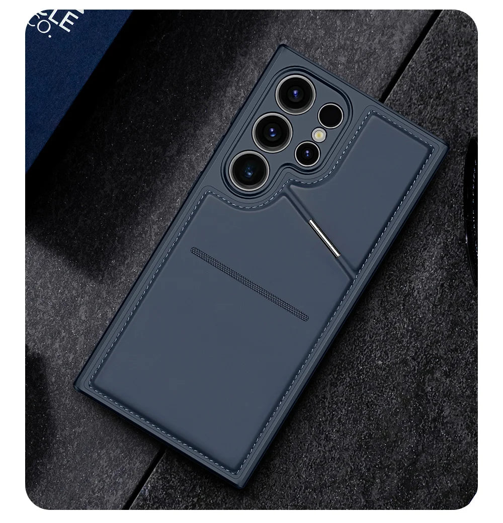 Magnethülle für das Samsung Galaxy S24 mit Ständer/Geldbörse