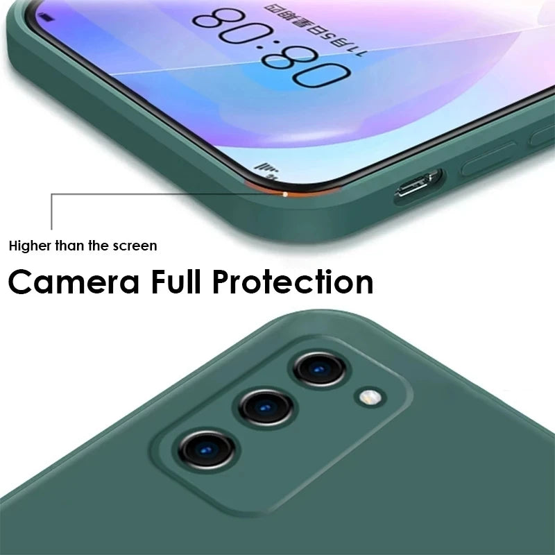 Soft liquid silicone bumper case voor Samsung Galaxy A16