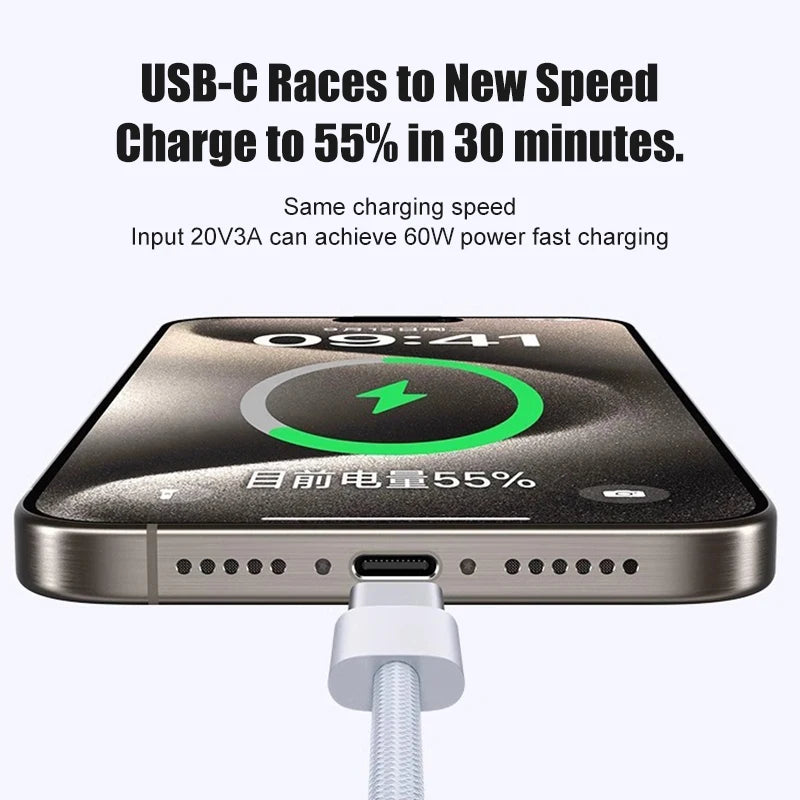 USB-C 60W fastcharger