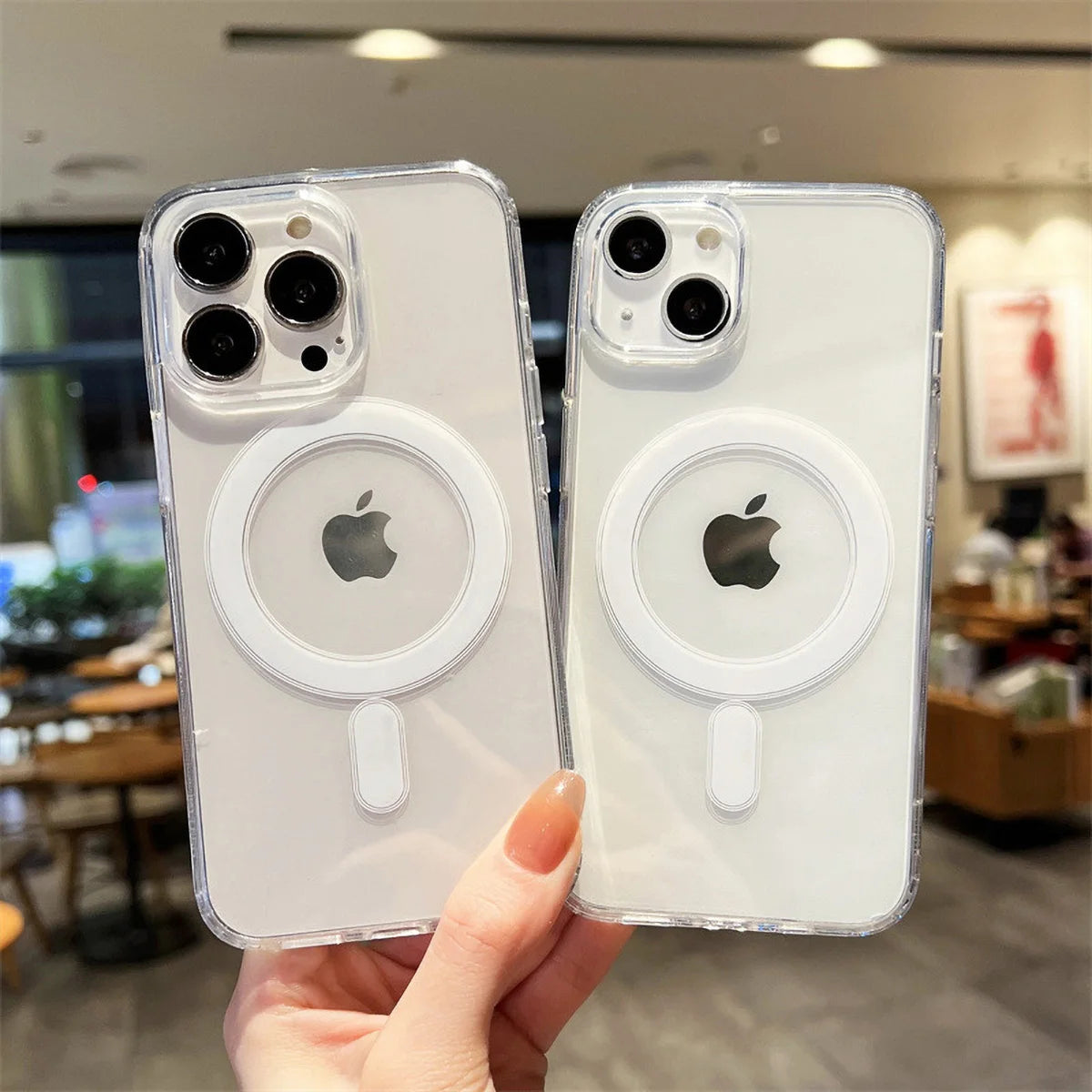 Transparent Magsafe Case voor iPhone