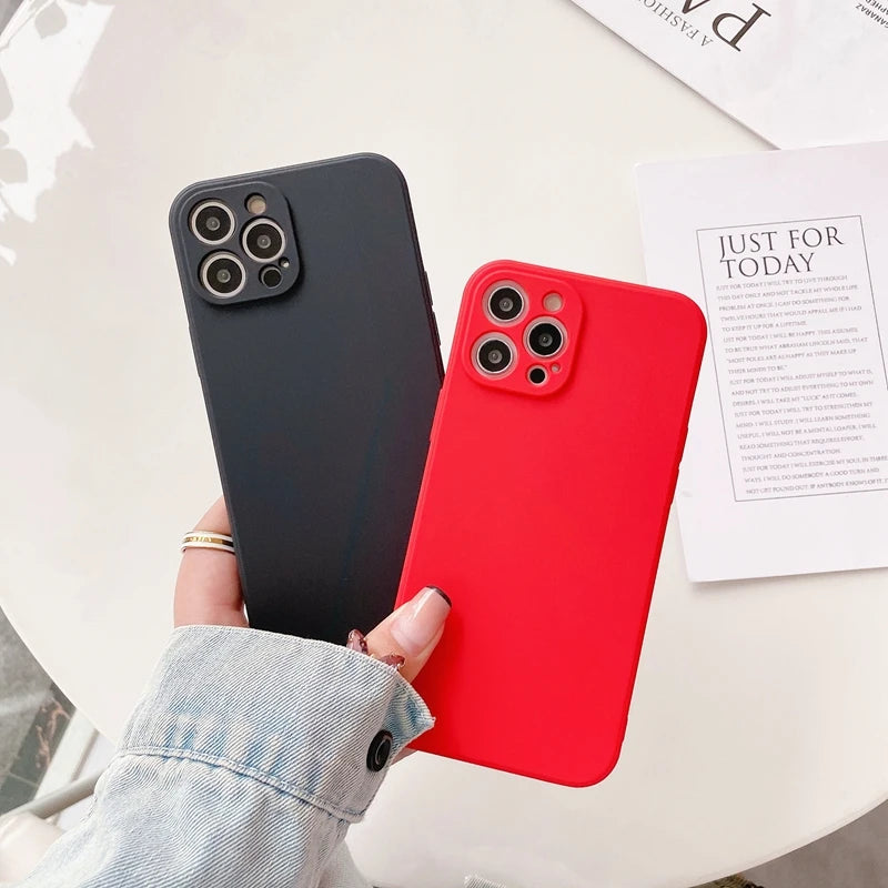 Camera Protection Phone Case voor iPhone